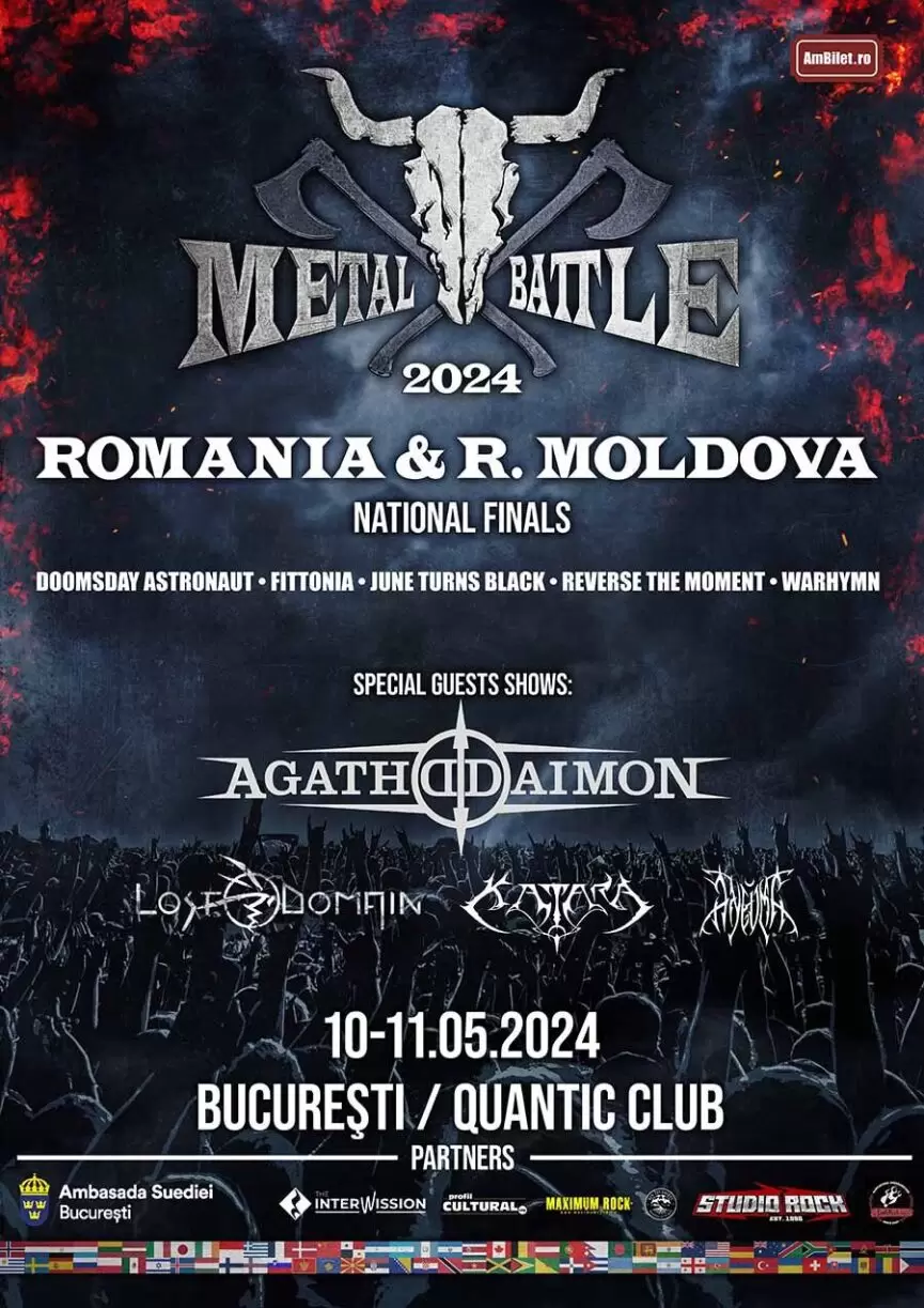 Cinci formații calificate în finala națională Wacken Metal Battle Romania