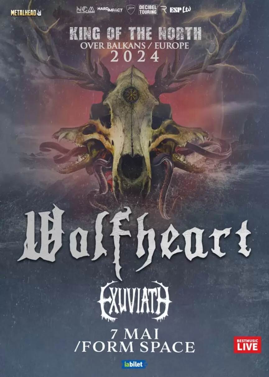 Exuviath va deschide concertul Wolfheart din Cluj Napoca