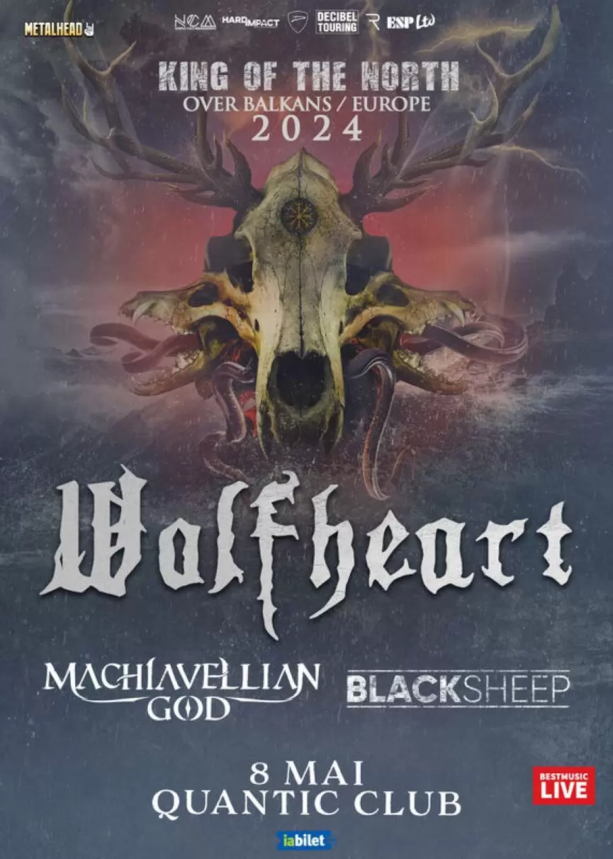 Machiavellian God si Blacksheep vor canta in deschiderea concertului Wolfheart de la Bucuresti