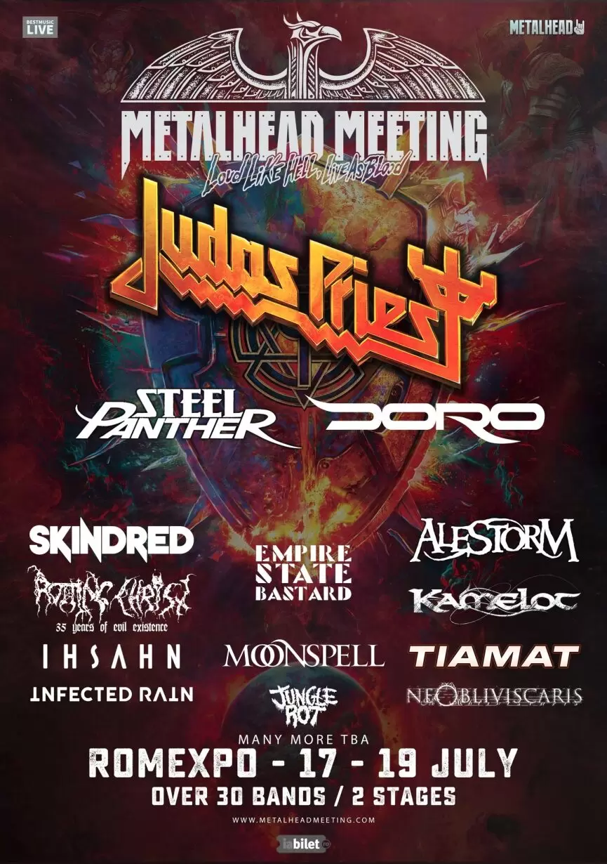 Judas Priest confirmati la Metalhead Meeting 2024, alaturi de Rotting Christ, Ihsahn si inca 4 trupe