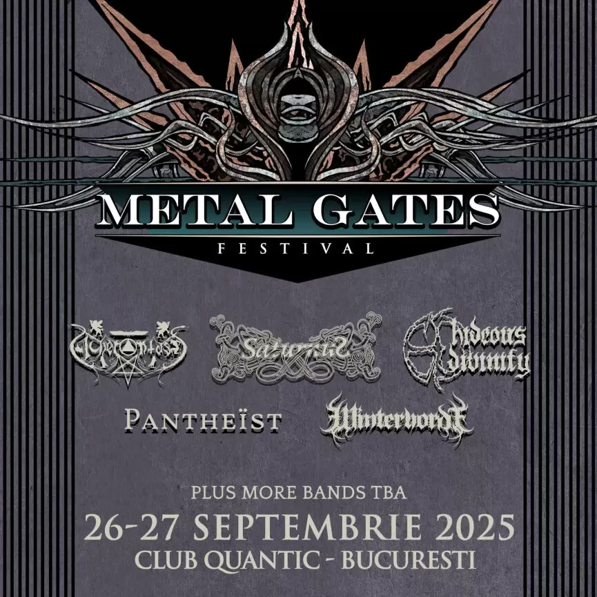 Metal Gates Festival 2025 va avea loc in club Quantic, in perioada 26-27 septembrie 2025