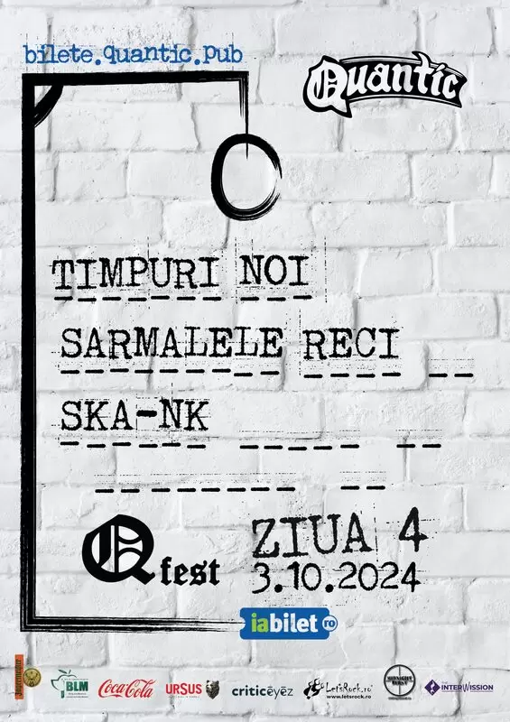 QFest – Ziua IV – TIMPURI NOI + SARMALELE RECI + SKA-NK in Quantic