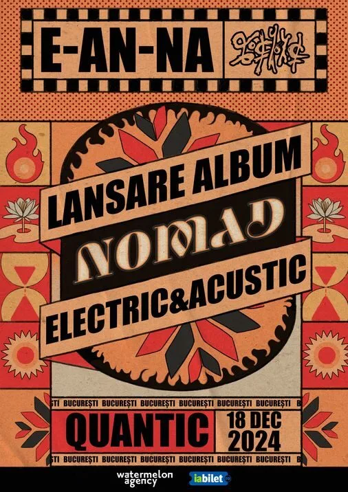 Concert E-AN-NA - Lansare album NOMAD - pe 18 decembrie, în Quantic