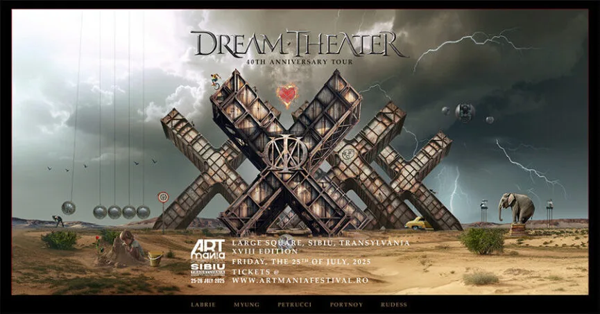 2. Dream Theater vor concerta la ARTmania Festival în 2025