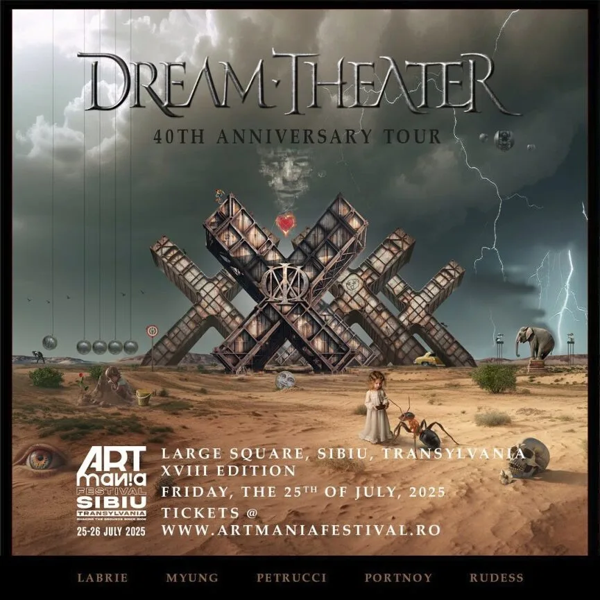 Dream Theater vor concerta la ARTmania Festival în 2025