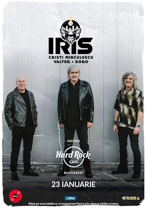 Concert IRIS - Cristi Minculescu, Valter si Boro la Hard Rock Cafe