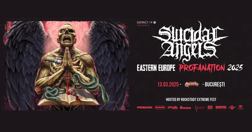 Concert Suicidal Angels în Club Quantic