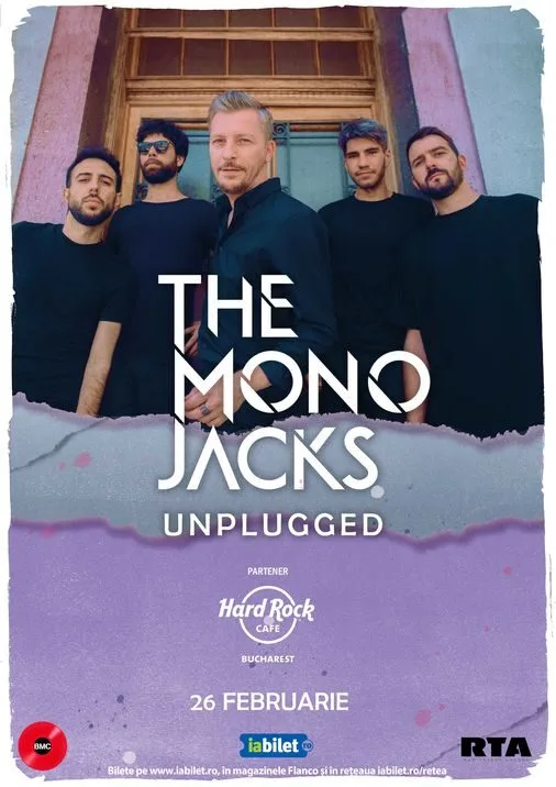 Concert The Mono Jacks UNPLUGGED în Hard Rock Cafe