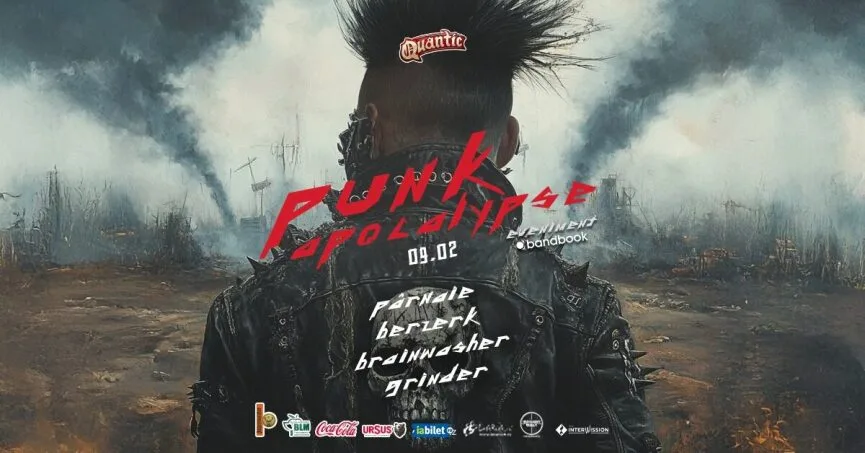 Punk Apocalypse cu trupele Pârnaie, Grinder, Berzerk și Brainwasher în Club Quantic