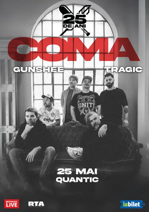 Concert COMA pe 25 mai, în Quantic