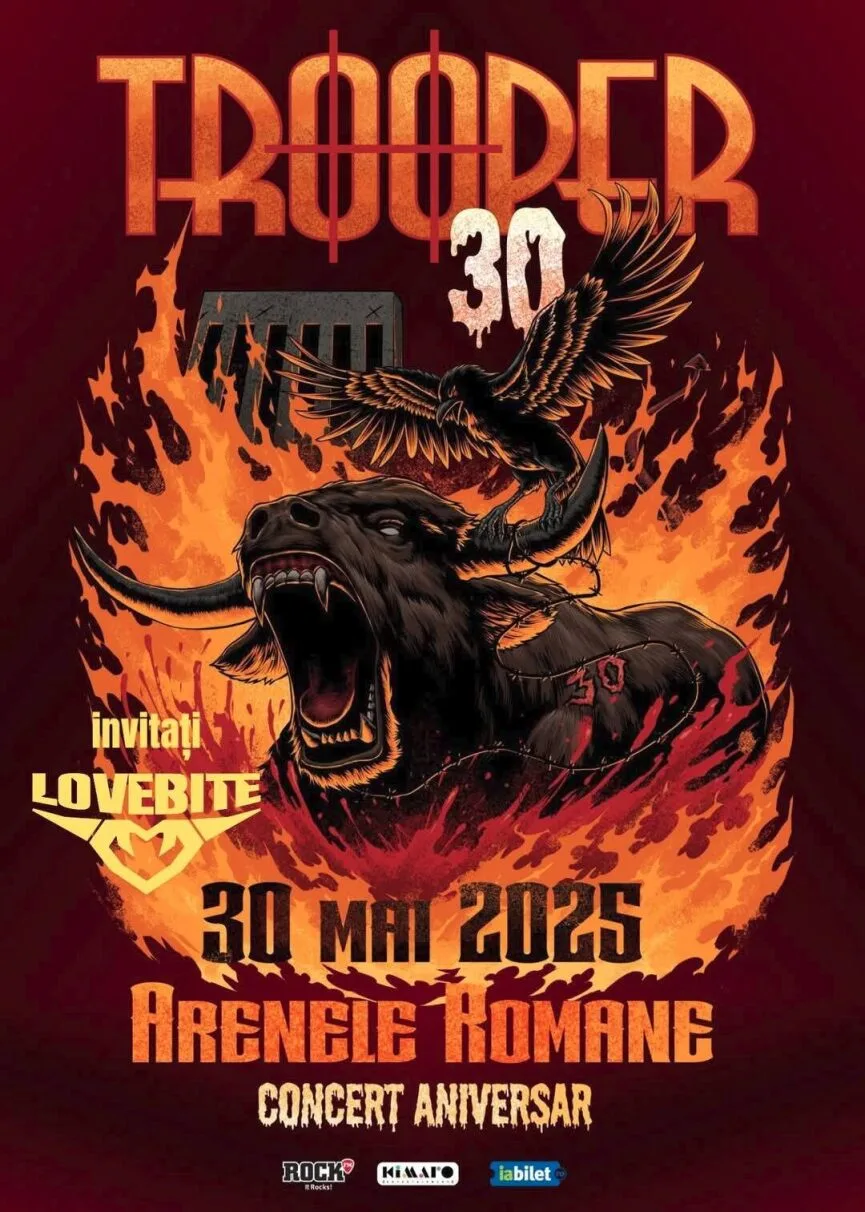 Program și reguli de acces la concertul Trooper30 de la Arenele Romane