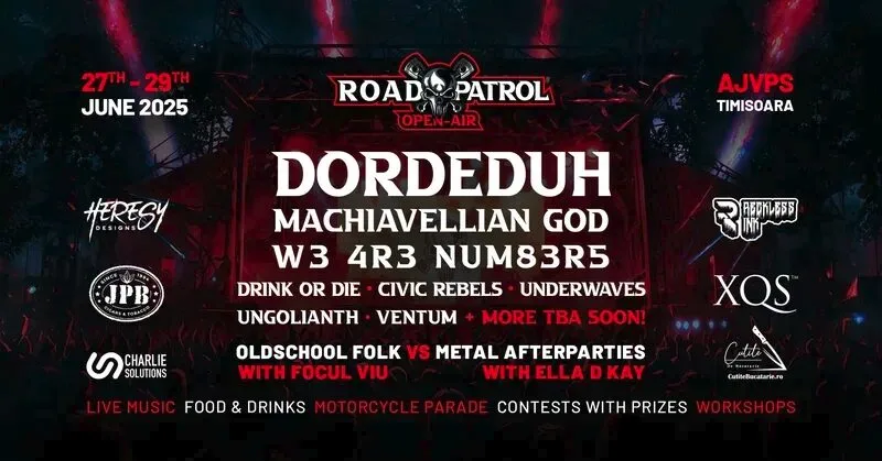 Road Patrol Open Air 2025 va alea loc in Timisoara