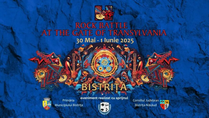 Rock Battle at The Gate of Transylvania, trei zile de rock autentic în inima Bistriței. Invitați speciali Evergrey, Cargo, Hara
