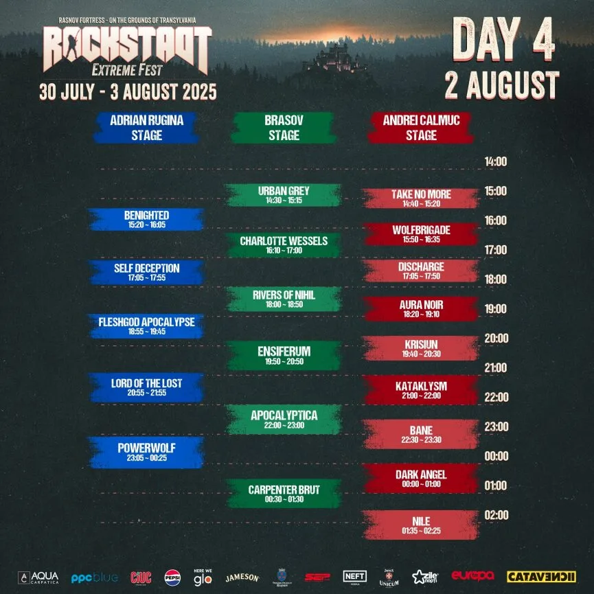 1. Cronologie REF 2025 - Sâmbătă, 2 August 2025