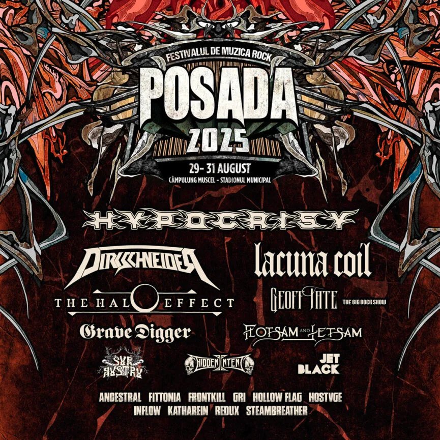 1. Cronologie Posada Rock Festival 2025 - Duminică, 31 august 2025