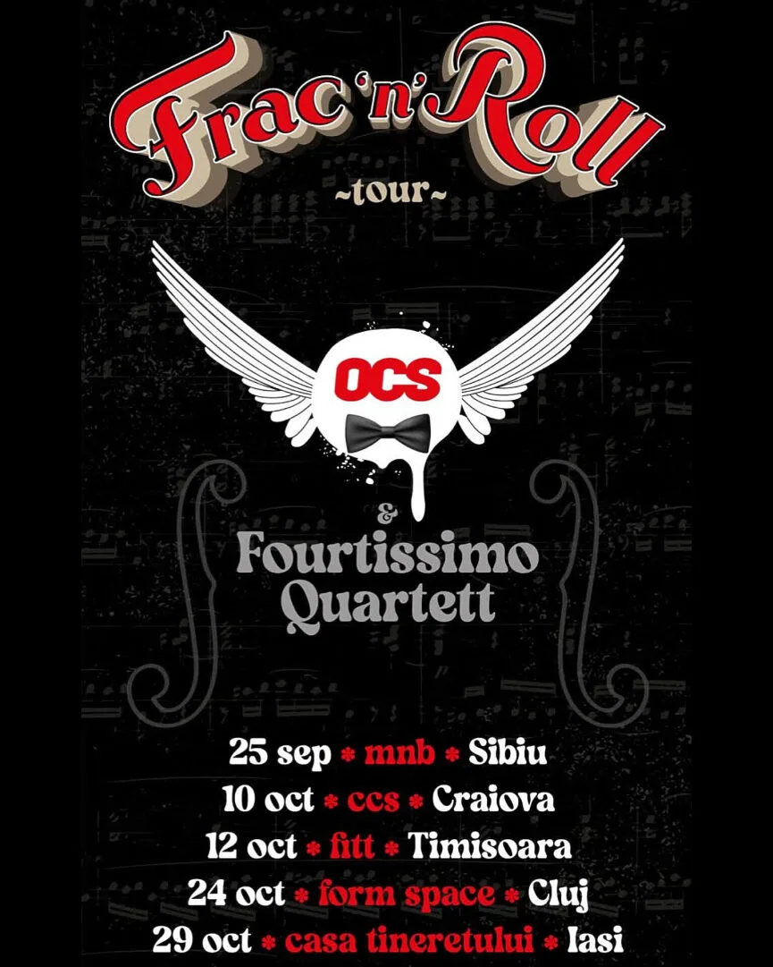 Omul cu Șobolani revine pe scenă cu turneul FRAC'n'ROLL