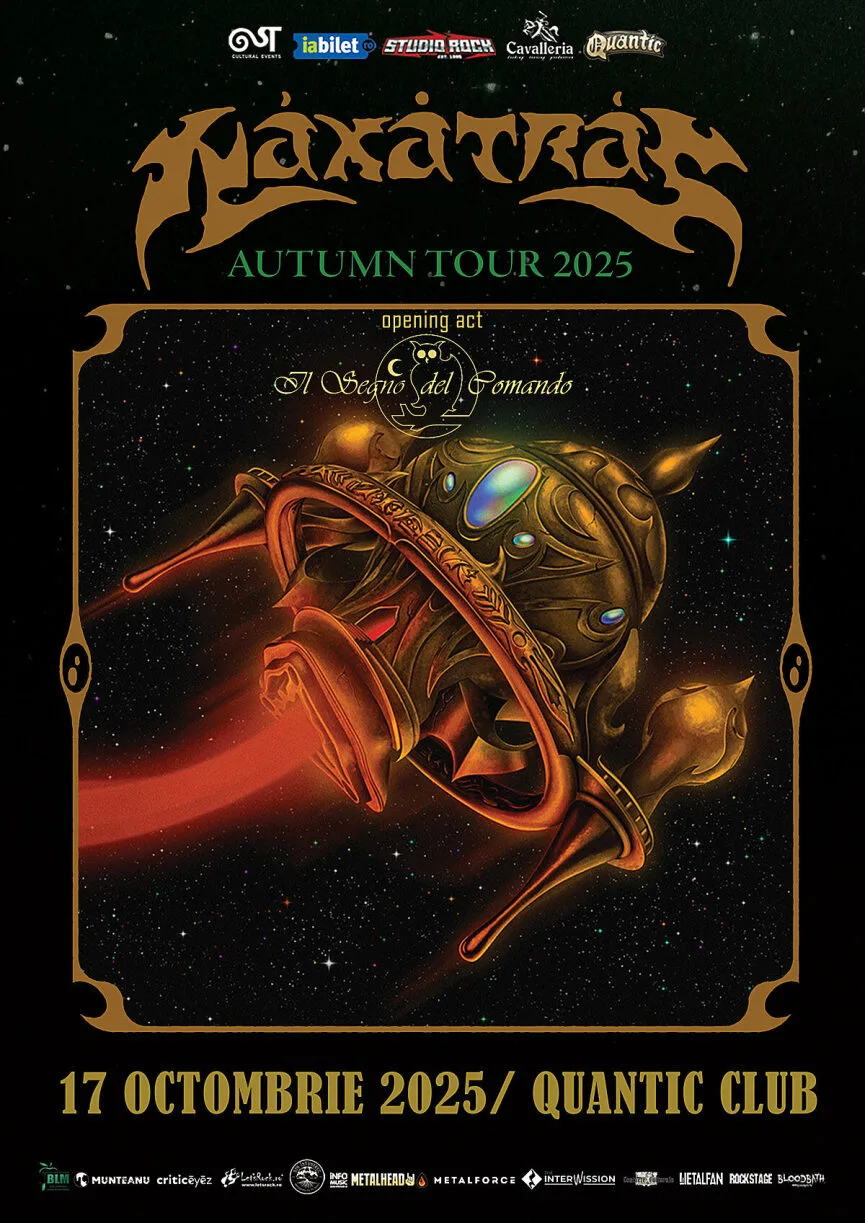 Trupa Il Segno del Comando concerteaza alaturi de Naxatras pe 17 octombrie, in Quantic