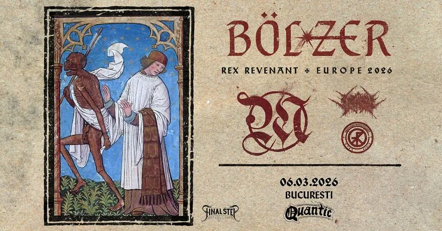 Concert Bølzer, Misþyrming, Vitriol si TxRxP, in cadrul turneului Rex Revenant - Europe 2026