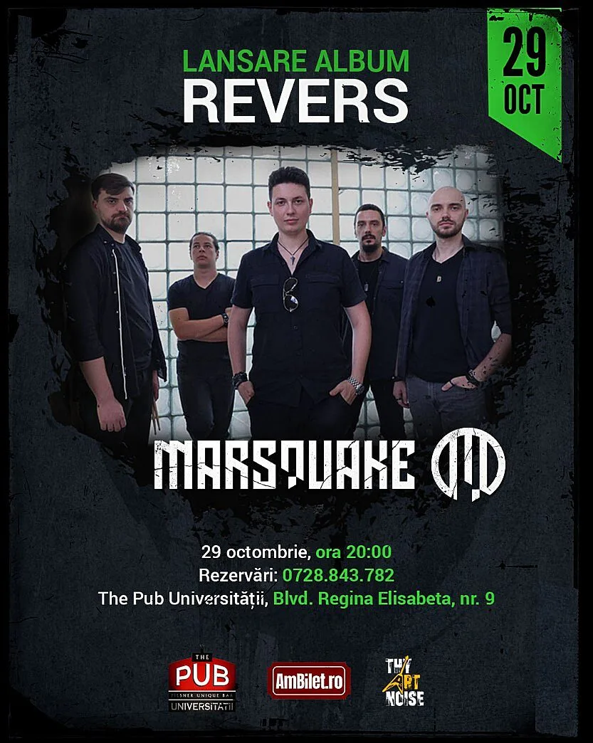 2. Marsquake debutează discografic cu albumul 'Revers'