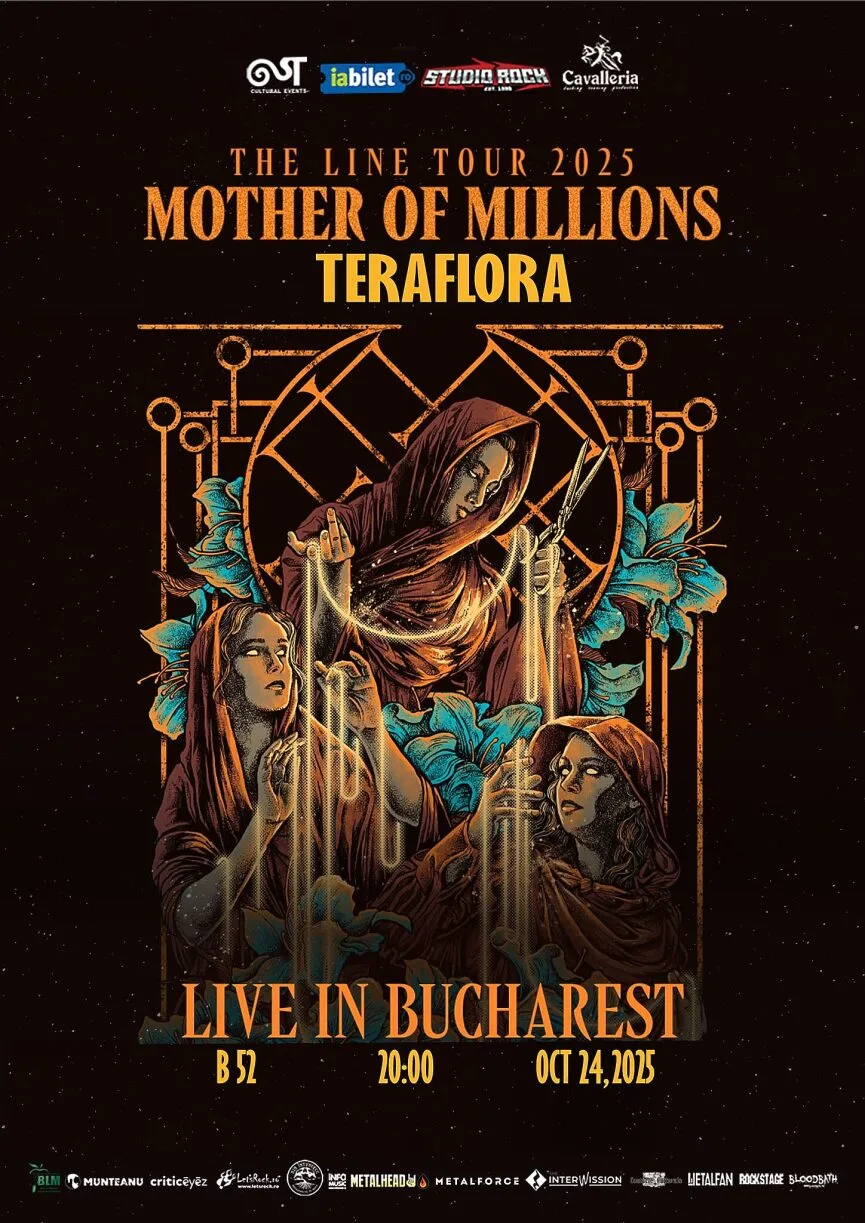 Teraflora va concerta alături de Mother of Millions în clubul B52 pe 24 octombrie. Programul serii