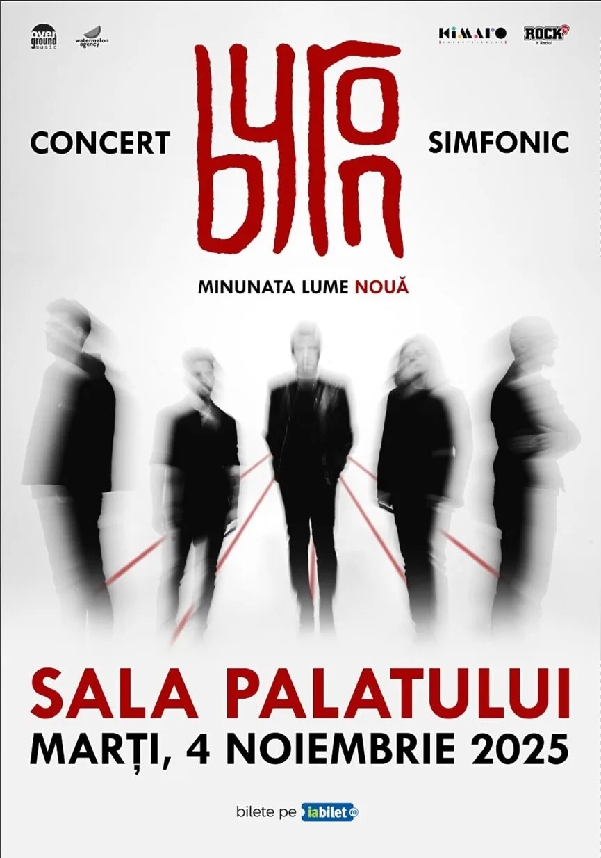 Trupa byron prezintă în premieră la Sala Palatului concertul simfonic 'Minunata lume nouă'