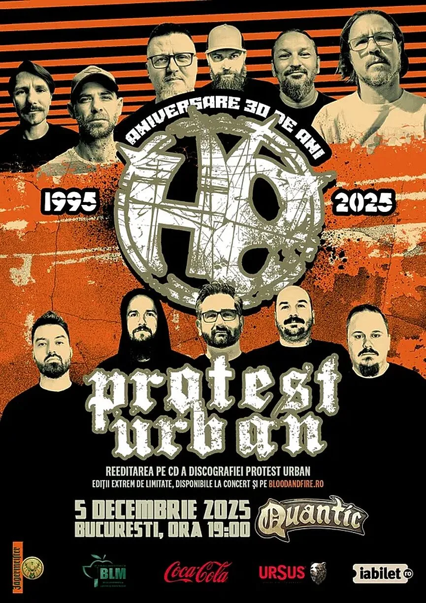 Concert H8 - aniversare 30 ani în Club Quantic din București