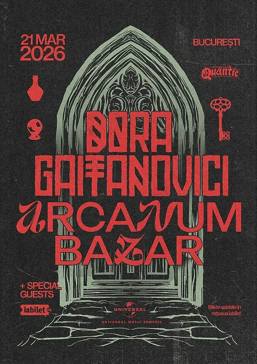 Concert lansare album Arcanum Bazar - Dora Gaitanovici, în Club Quantic