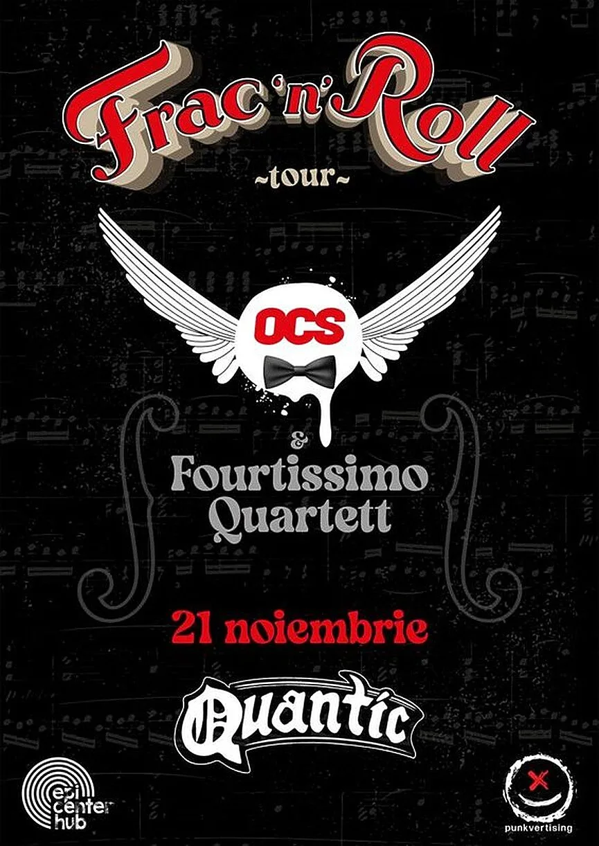 Concert FRAC'n'ROLL cu Omul cu Șobolani în Club Quantic
