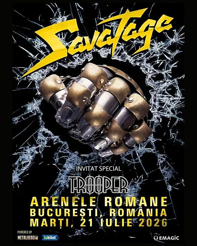 Concert Savatage și Trooper la Arenele Romane din București