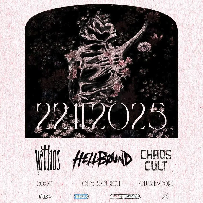 Concert Váthos, Hellbøund și Chaos Cult în Encore Club din Bucuresti