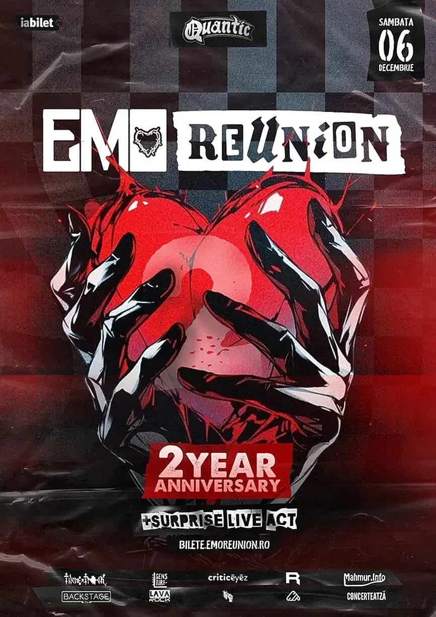 Emo Reunion - aniversare 2 ani în Club Quantic, București