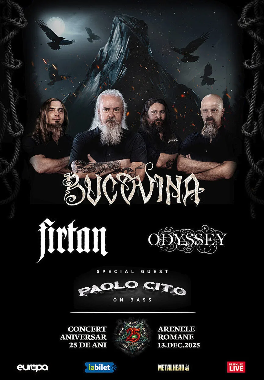 Firtan si Odyssey vor deschide concertul Bucovina de la Arenele Romane