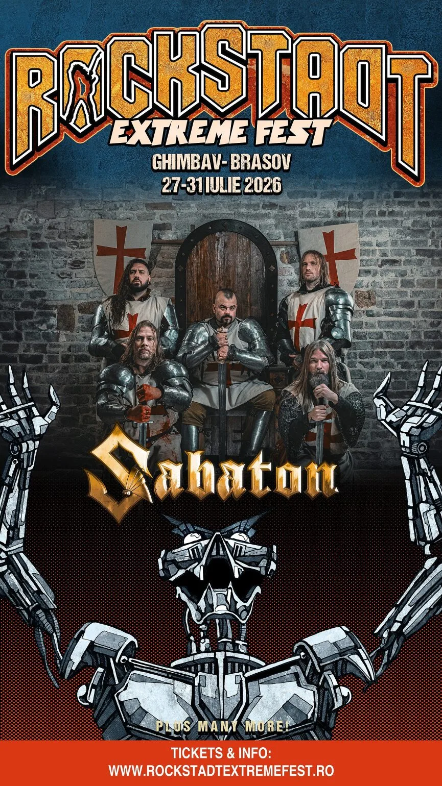 Sabaton vor veni la Rockstadt Extreme Fest 2026