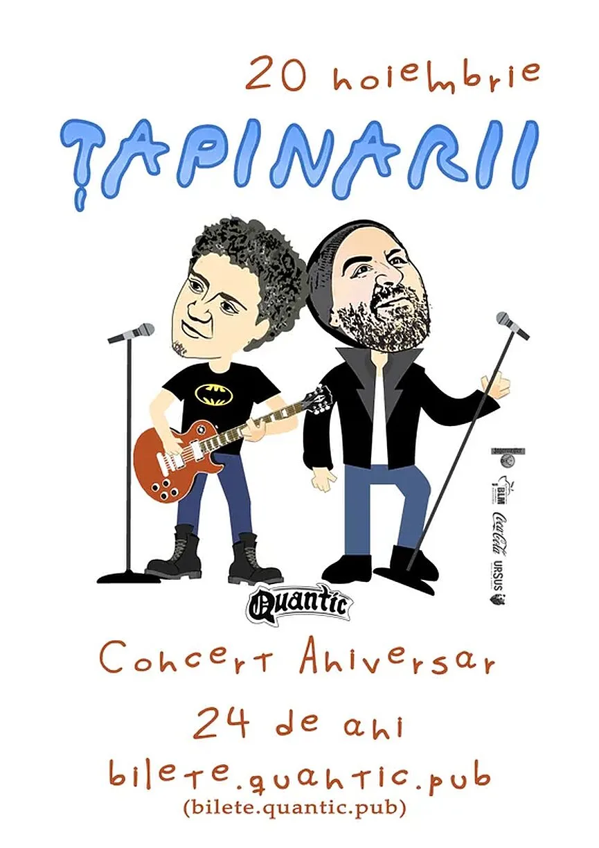 Țapinarii 24 ani - concert aniversar în Club Quantic