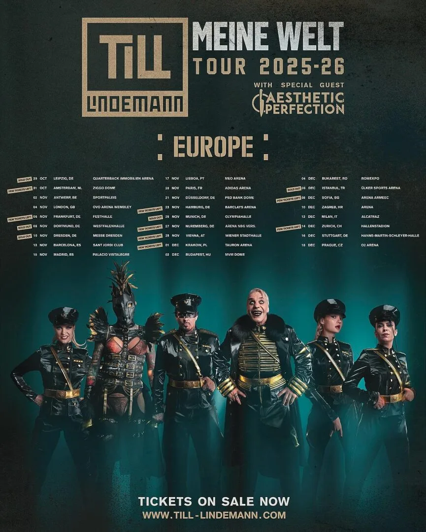 Till Lindemann a dat start-ul turneului 'Meine Welt Tour'