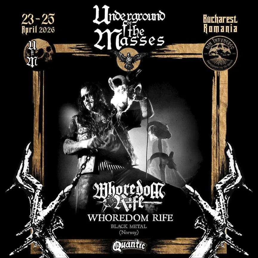 4. Trupele ArsGoatia, Nazghor, Darvaza si Whoredom Rife confirmate la Underground For The Masses III