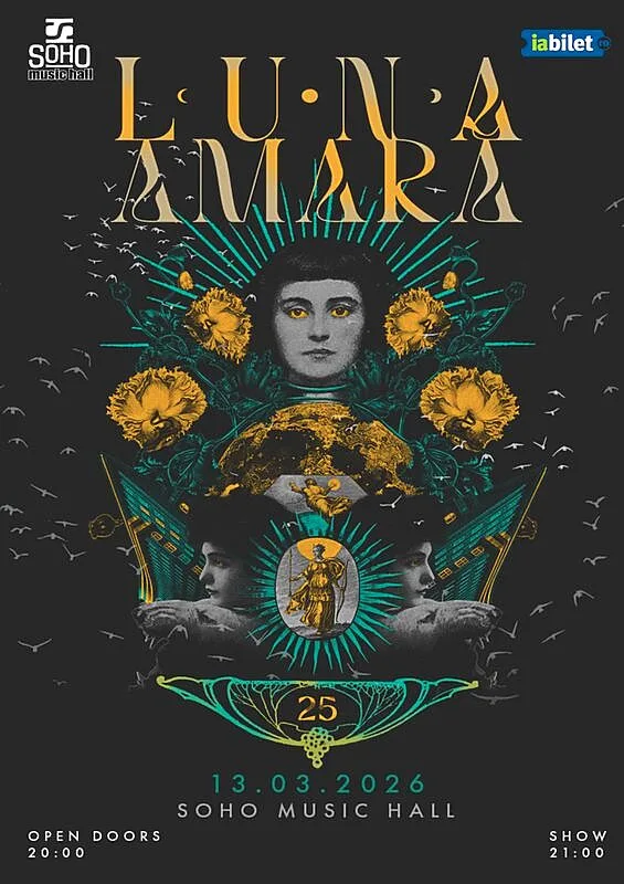 Concert Luna Amara - 25 de ani în Soho Music Hall din Bistrita