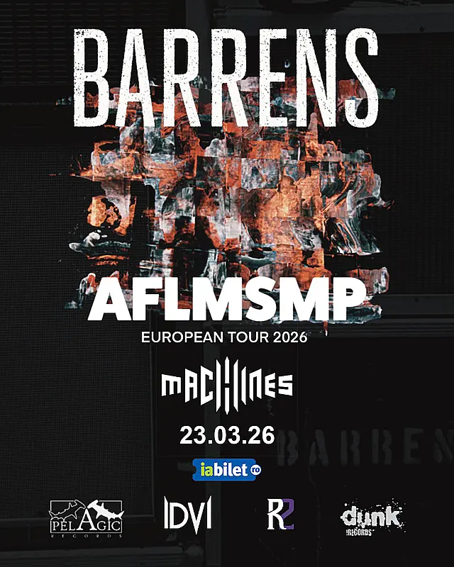 Concert AFLMSMP si Barrens în Machines Venue din Cluj-Napoca