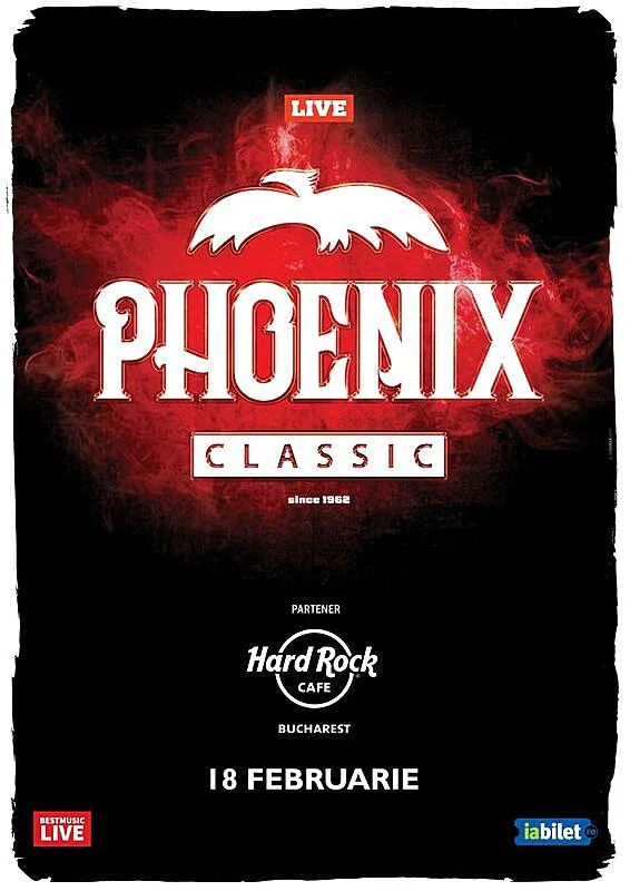 Concert Phoenix la Hard Rock Cafe din Bucuresti