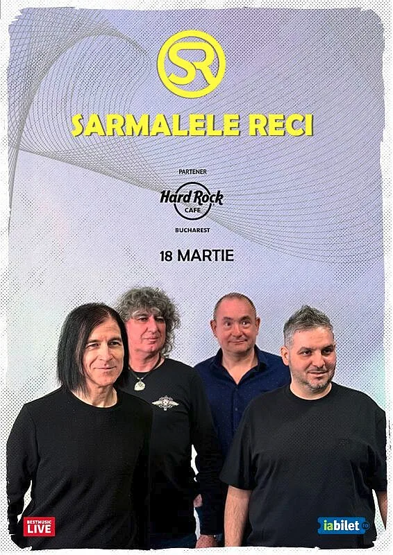 Concert Sarmalele Reci la Hard Rock Cafe din Bucuresti