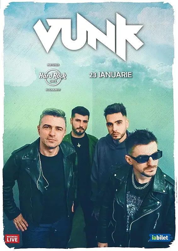 Concert VUNK la Hard Rock Cafe din București