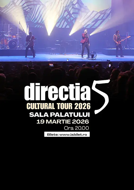 Concert Direcția 5 la Sala Palatului: Cultural Tour 2026