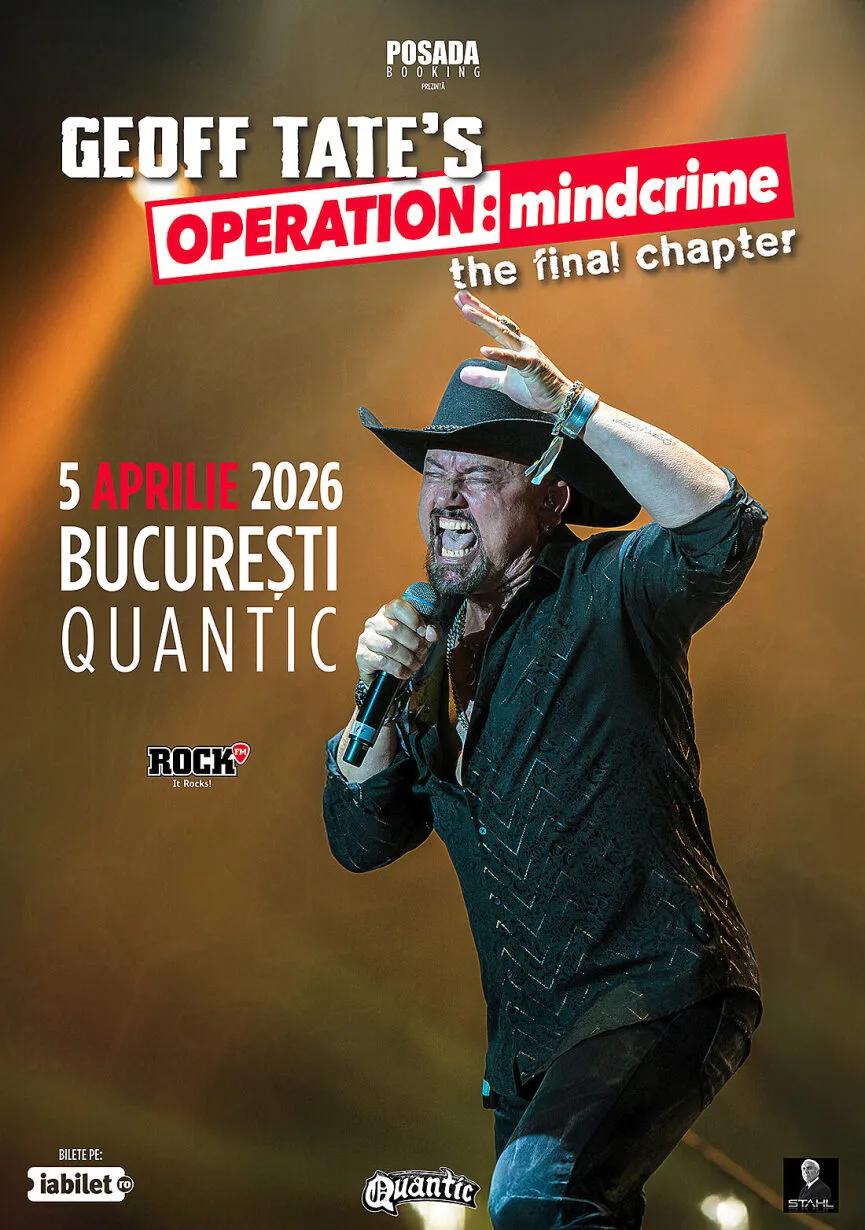 Geoff Tate vine în Quantic cu Operation Mindcrime: The Final Chapter