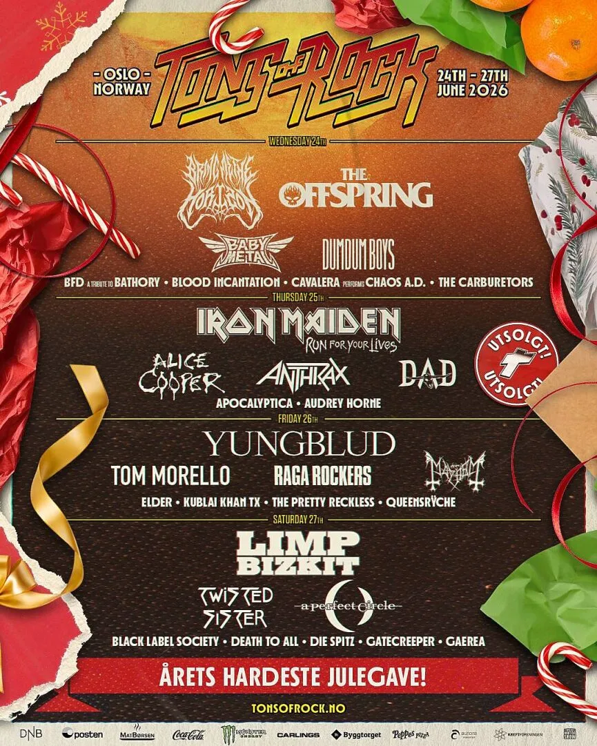 Tons of Rock 2026 - Ultima șansă pentru bilete la un preț promoțional