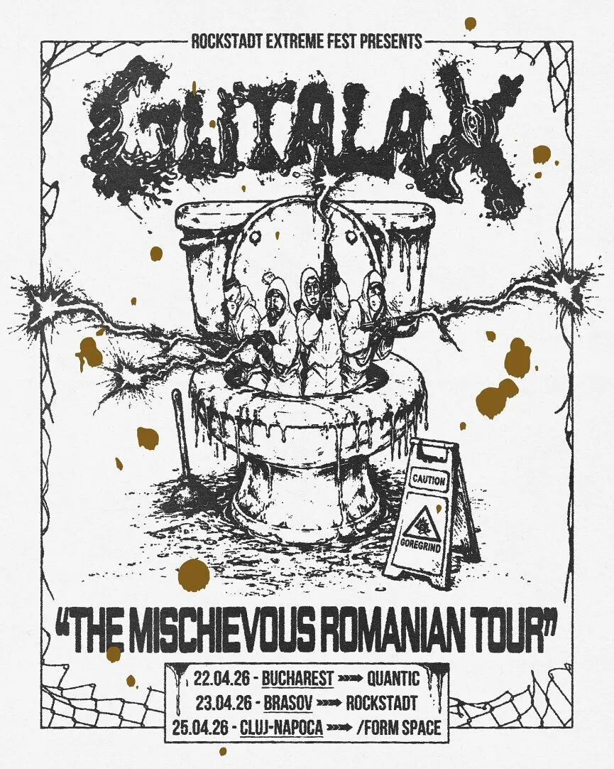 3 concerte Gutalax in Romania - The Miscvhievous Romanian Tour