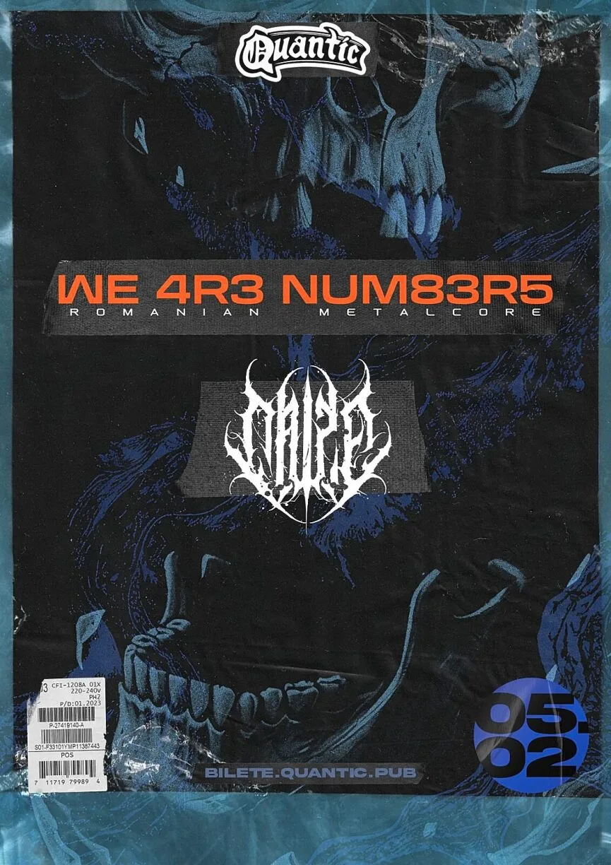 Concert W3 4R3 NUM83R5 și CRIZE în Club Quantic