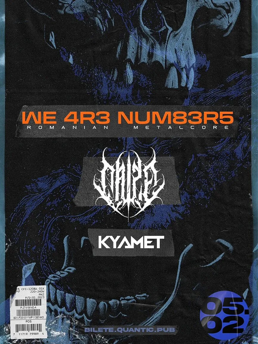 Concert W3 4R3 NUM83R5 și CRIZE în Club Quantic