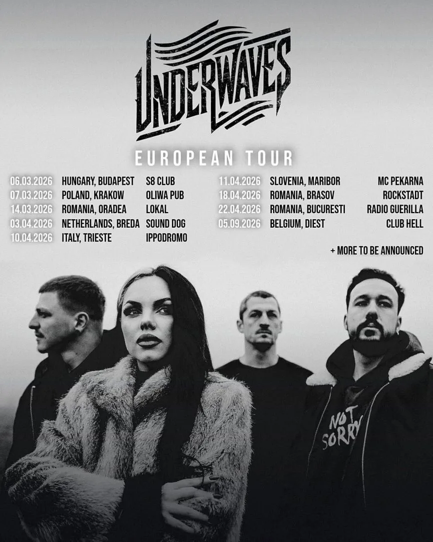 UNDERWAVES anunță un Turneu European în 2026, pentru promovarea noului material