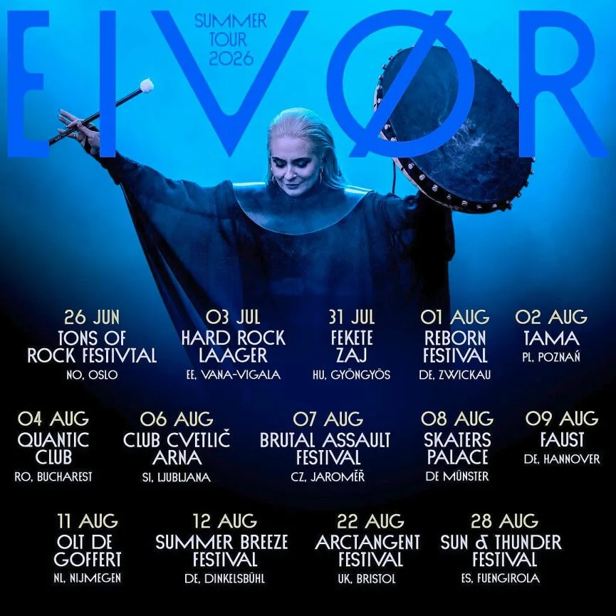 2. Concert special Eivør in club Quantic, pe 4 august 2026