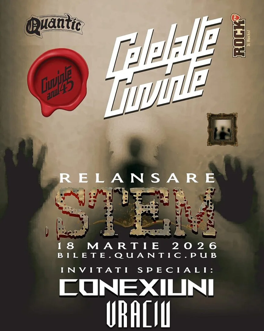 Conexiuni si Vraciu vor deschide concertul Celelalte Cuvinte din Quantic